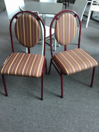 Stacking Chair Fabric Covered Qty x 135